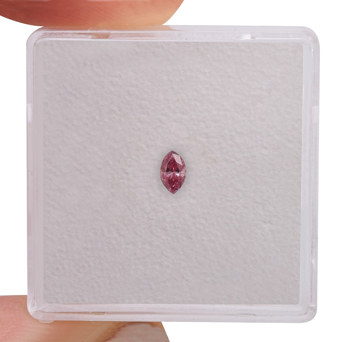 Marquise Diamond | 0.12 ct | Fancy Intense Pink | (SI1) | GIA | Ref 569391