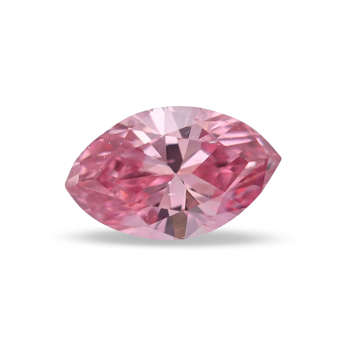 0,12 Karat Fancy Intense Purplish Pink Marquise-Diamant (SI1) GIA
