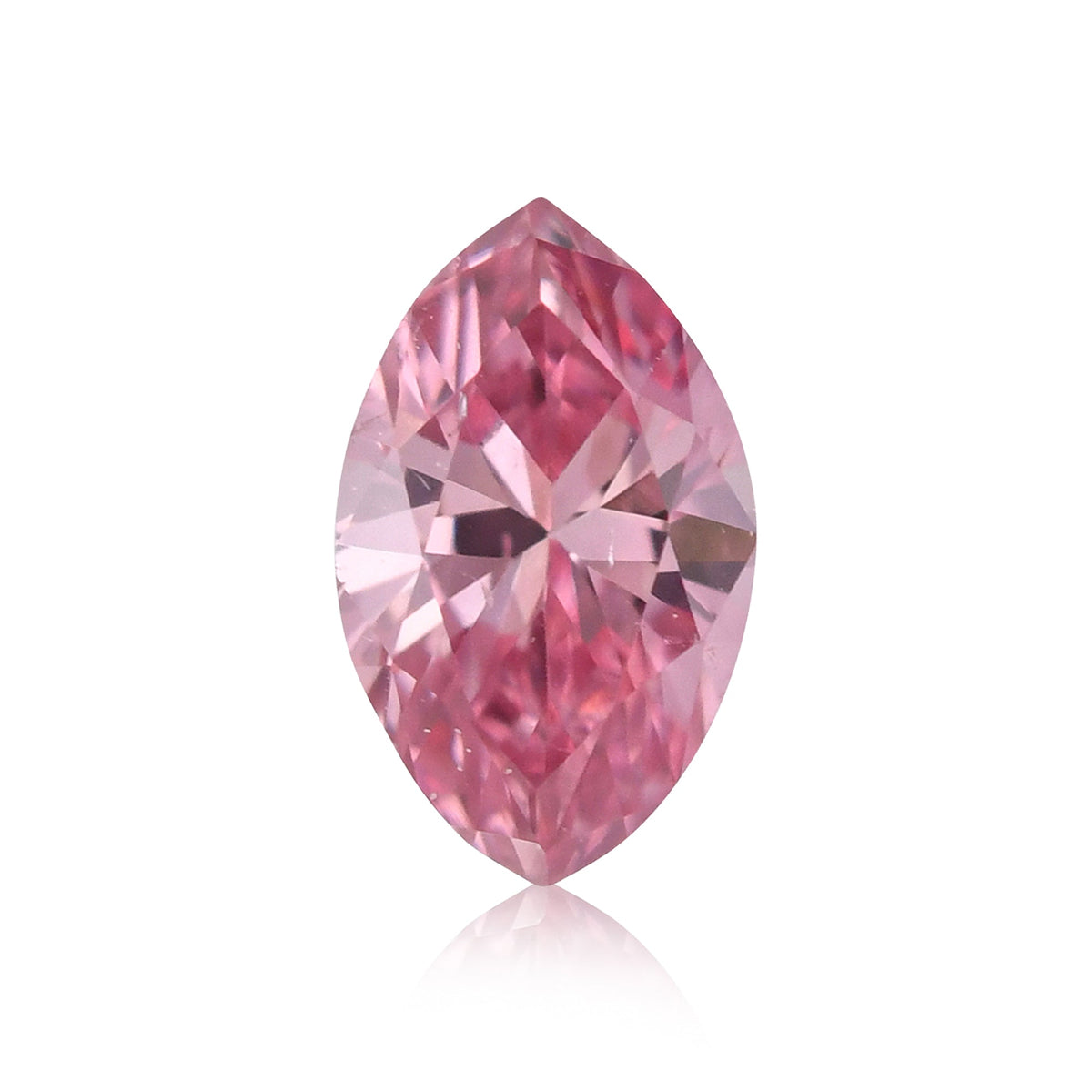0,12 Karat Fancy Intense Purplish Pink Marquise-Diamant (SI1) GIA