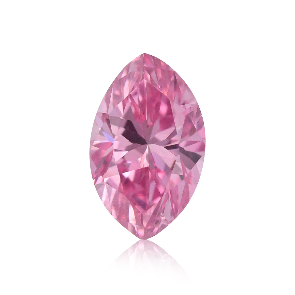 Marquise Diamond | 0.12 ct | Fancy Vivid Purple Pink | (SI1) | GIA | Ref 569393