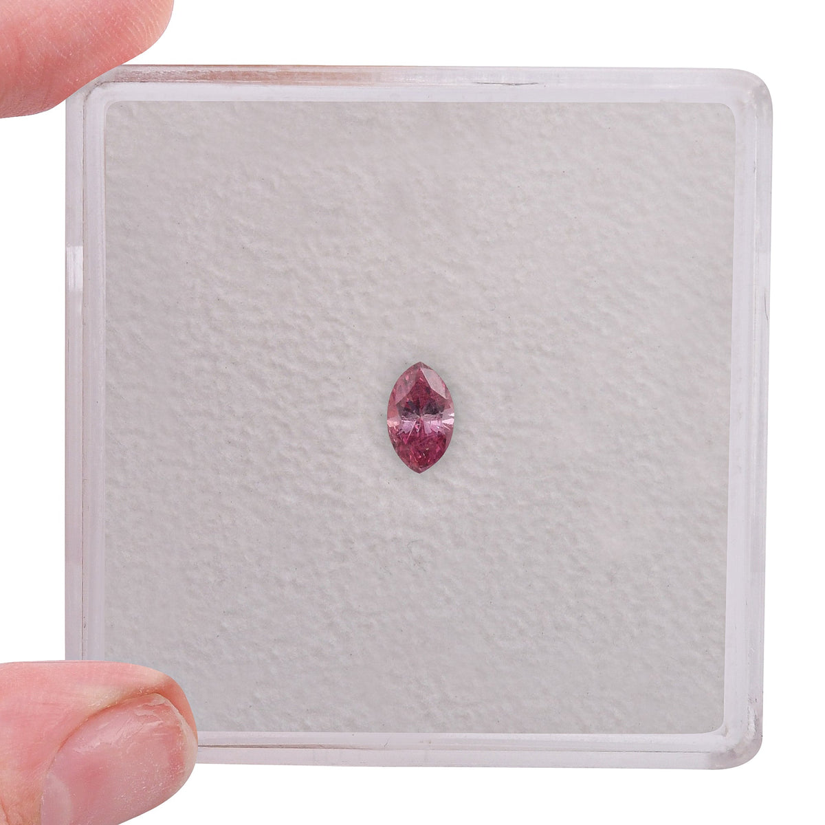 Marquise-Diamant | 0,13 ct | Fancy Vivid Pink | (SI1) | GIA | Ref 569394