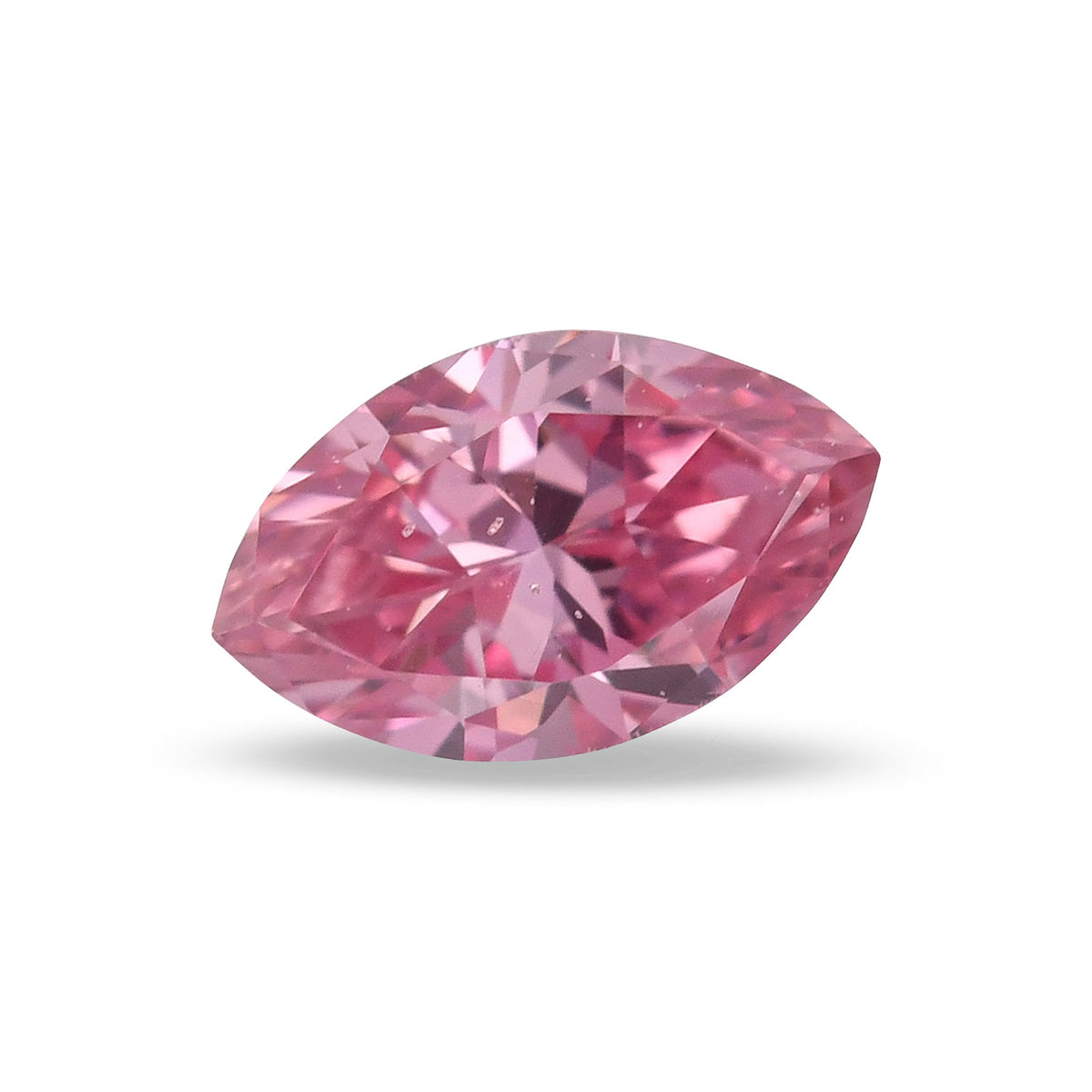 Marquise-Diamant | 0,13 ct | Fancy Vivid Purplish Pink | (SI1) | GIA | Ref 569395