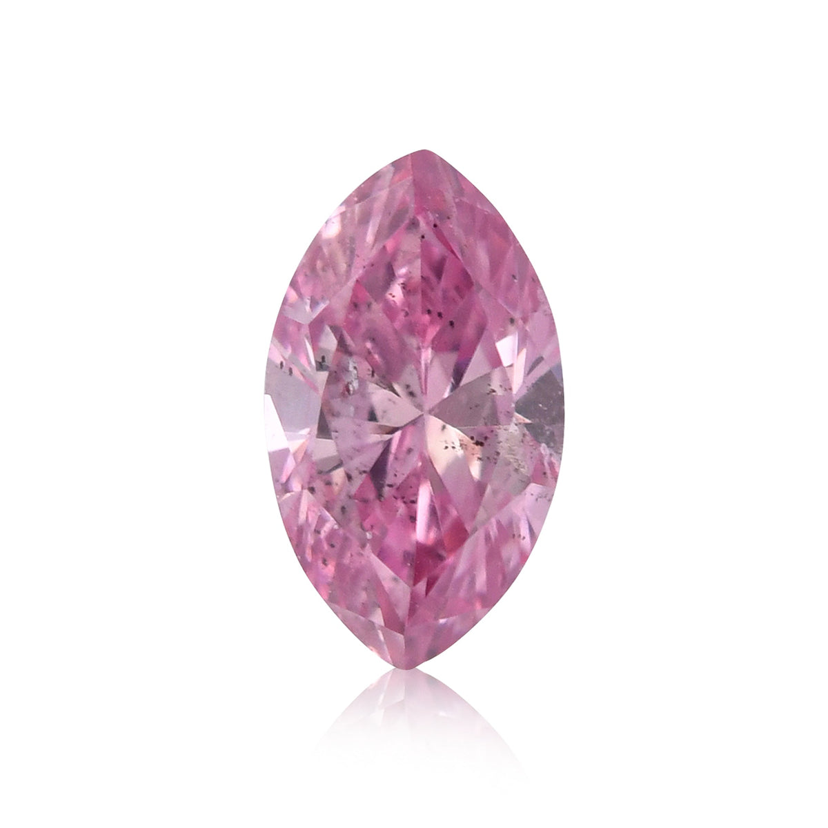 0,13 Karat Fancy Intense Purple Pink Marquise-Diamant (SI1) GIA