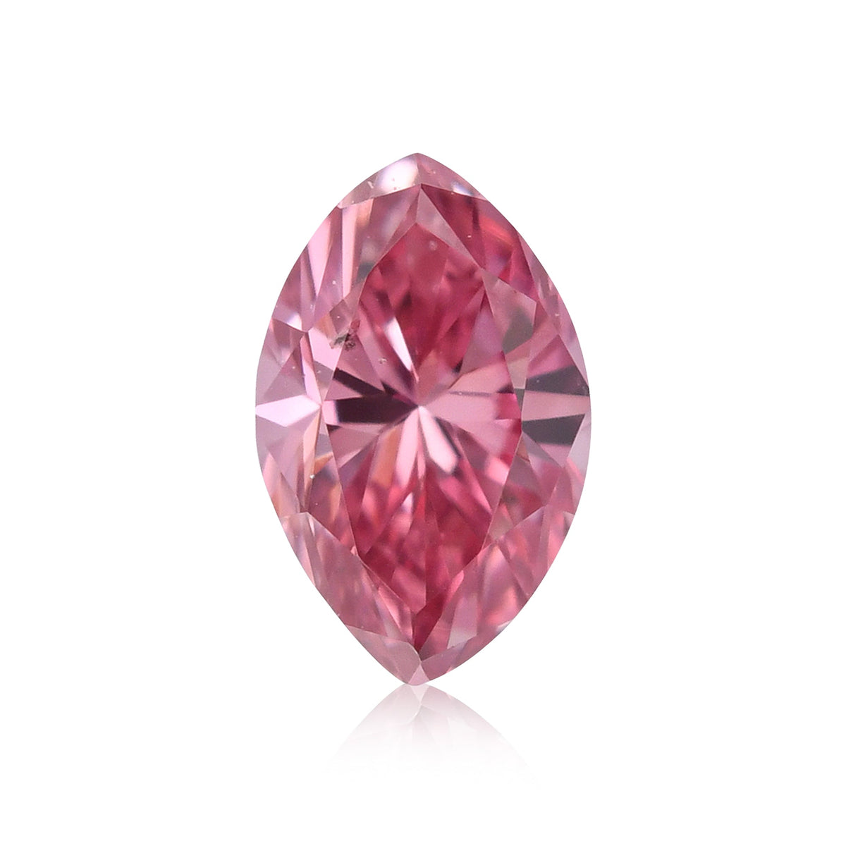 0,14 Karat Fancy Intense Pink Marquise-Diamant (SI1) GIA