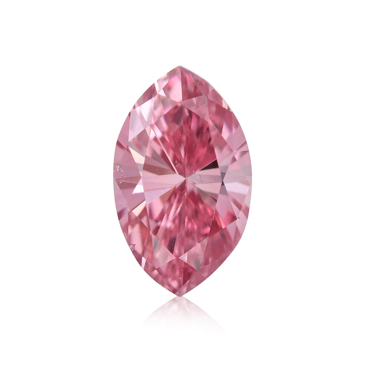 Marquise Diamond | 0.14 ct | Fancy Vivid Pink | (SI1) | GIA | Ref 569398