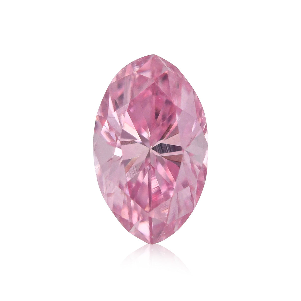 Marquise Diamond | 0.14 ct | Fancy Intense Purplish Pink | (SI1) | GIA | Ref 569399