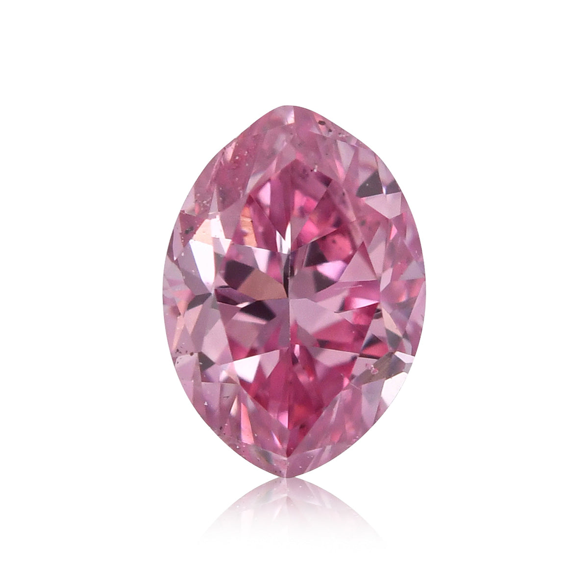 Marquise Diamond | 0.17 ct | Fancy Intense Purplish Pink | SI1 | GIA | Ref 569403