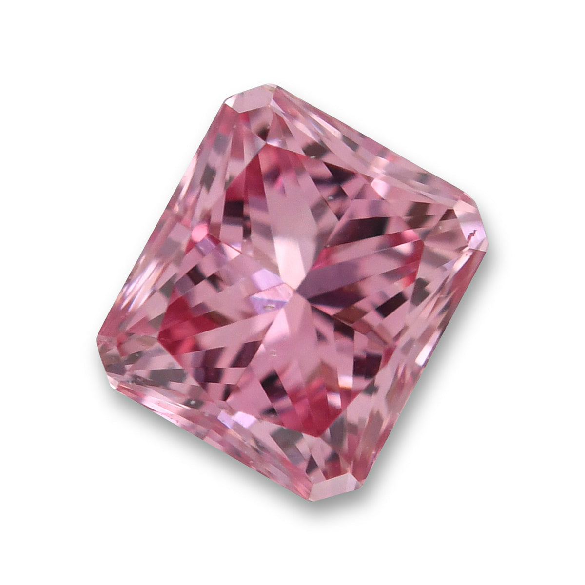 0,14 Karat Fancy Intense Purplish Pink Radiant (SI1) GIA