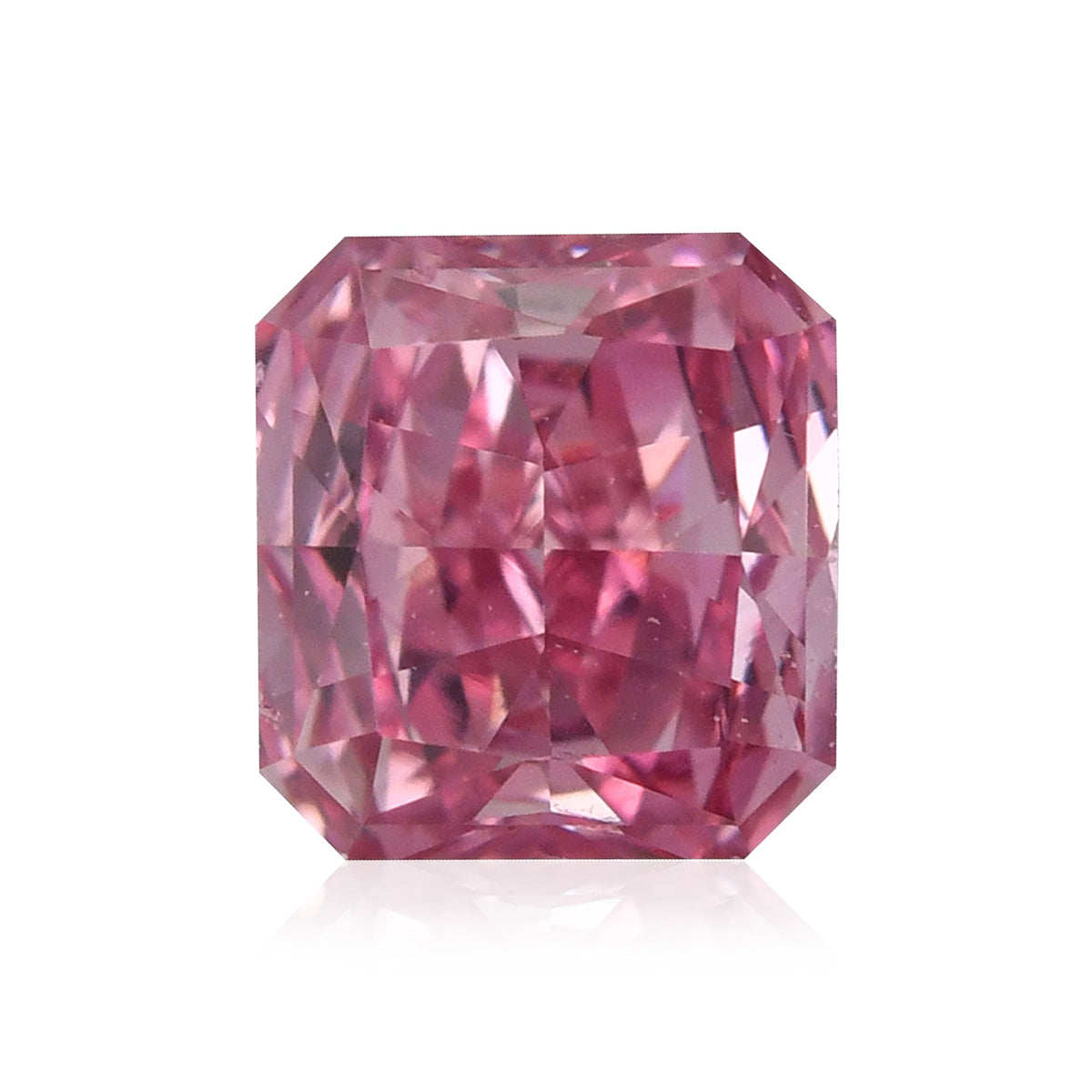 0,20 Karat Fancy Vivid Purplish Pink Radiant Diamant (SI1) GIA