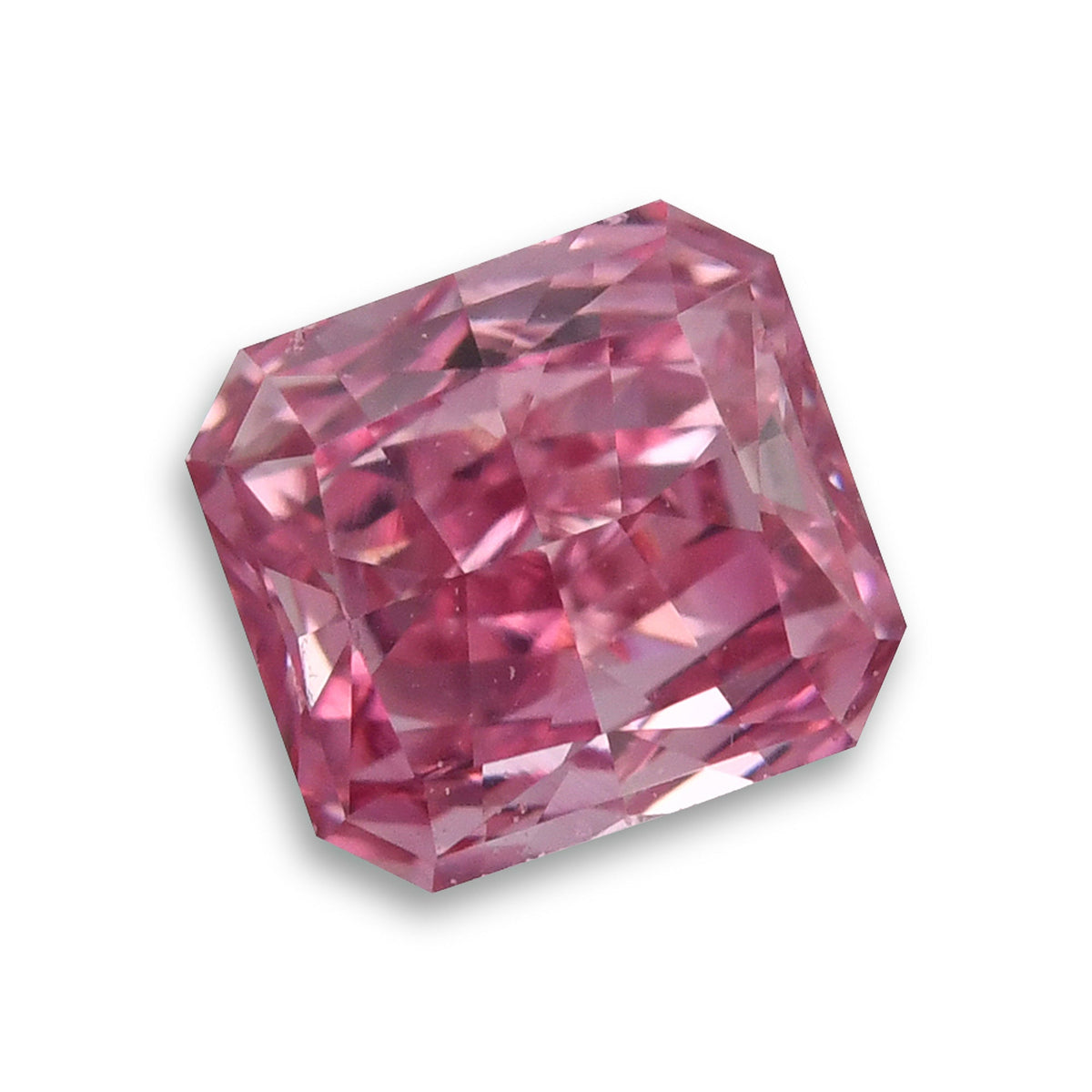 0,20 Karat Fancy Vivid Purplish Pink Radiant Diamant (SI1) GIA