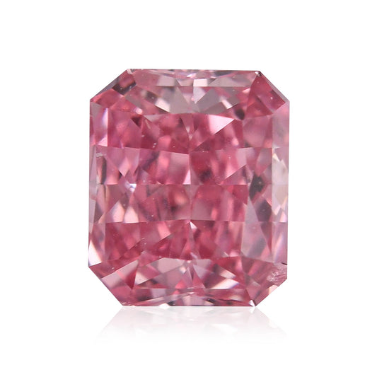 0,23 Karat Fancy Vivid Pink Radiant Argyle Diamant SI1 GIA