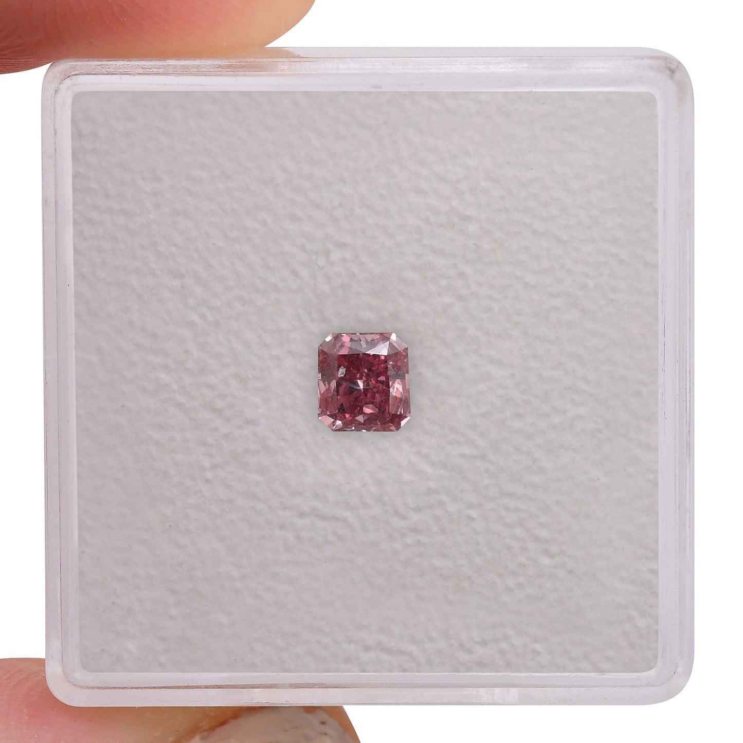 0,34 Karat Fancy Vivid Pink Radiant Argyle Diamant SI1 GIA