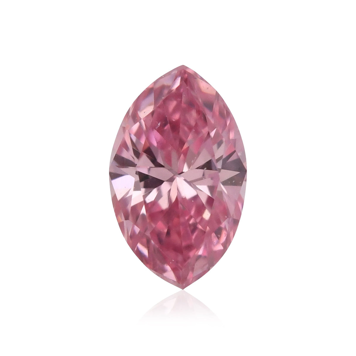 0,11 Karat Fancy Intense Pink Marquise-Diamant (VS1) GIA