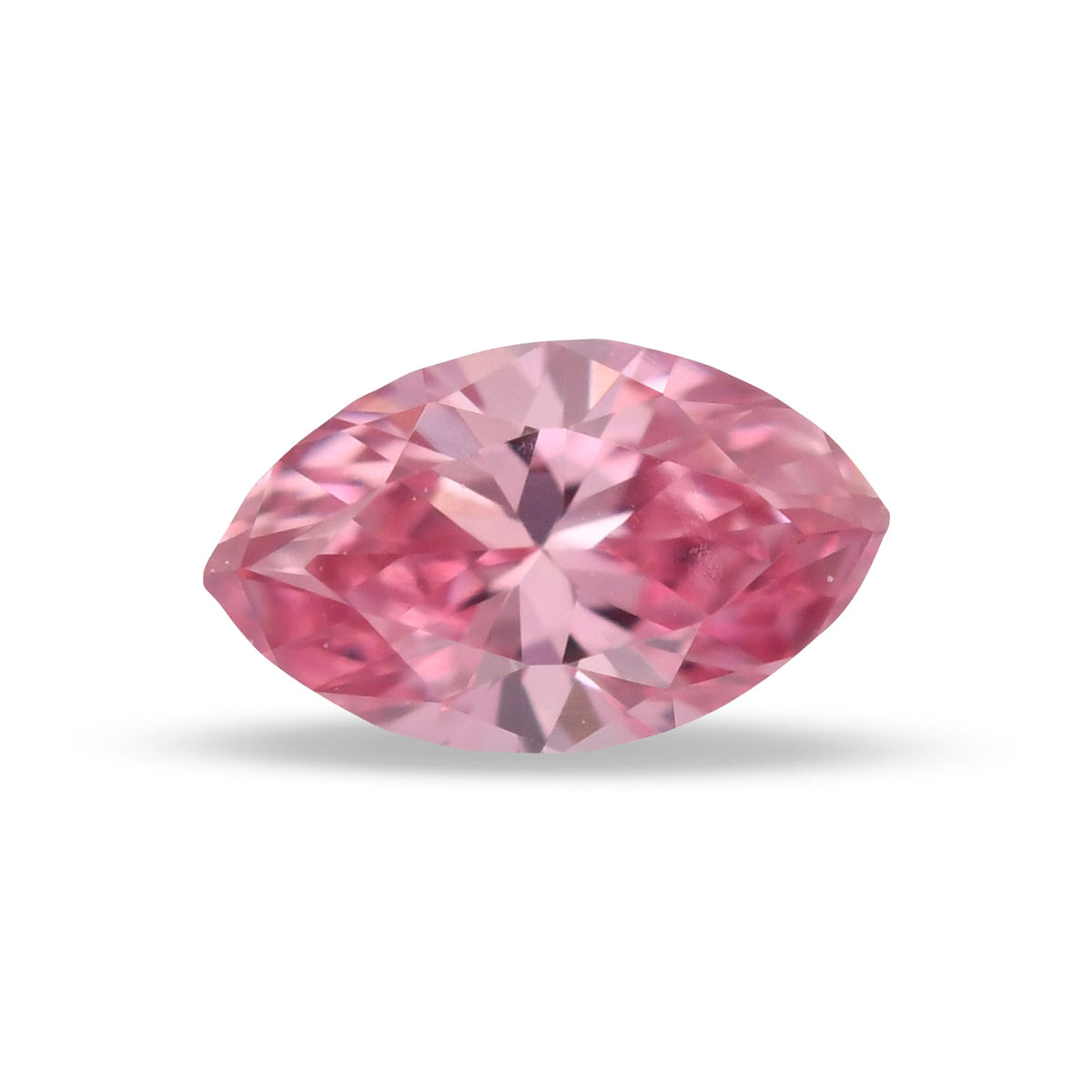 0,11 Karat Fancy Vivid Pink Marquise-Diamant (VS1) GIA
