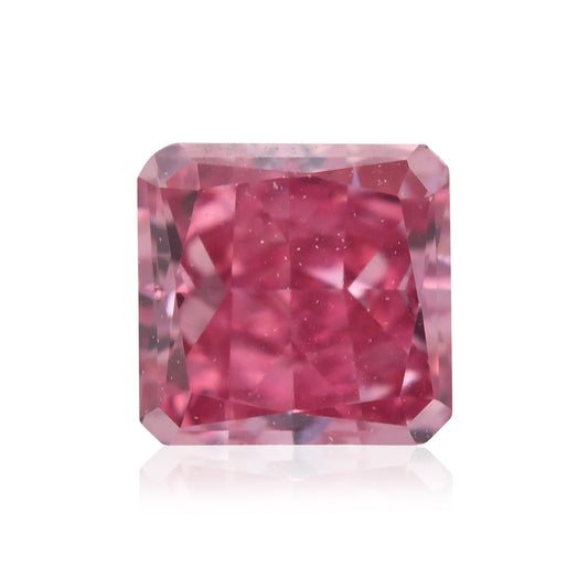 0,17 Karat Fancy Vivid Purplish Pink Radiant Diamant VVS1 GIA