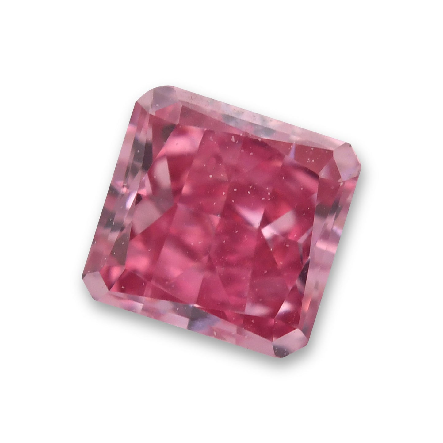 0,17 Karat Fancy Vivid Purplish Pink Radiant Diamant VVS1 GIA