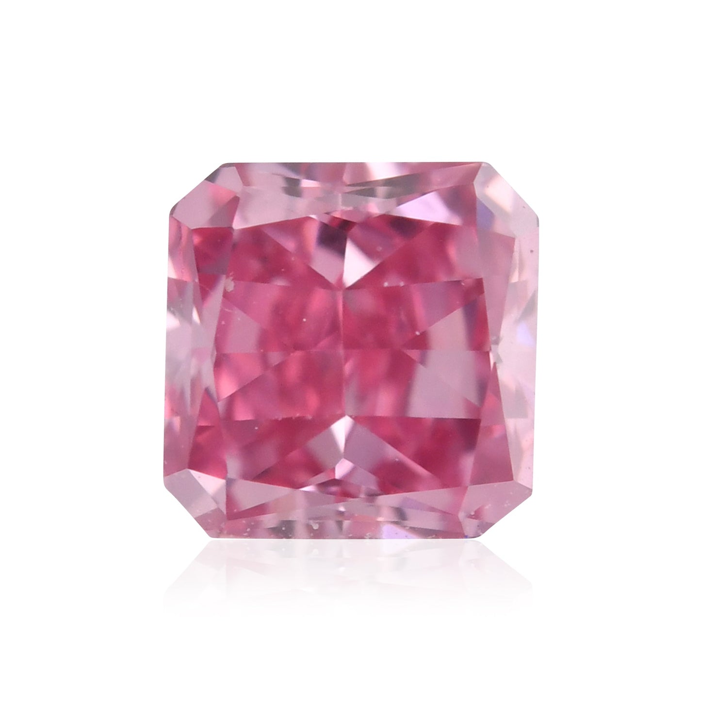0,17 Karat Fancy Vivid Purplish Pink Radiant Diamant VVS1 GIA