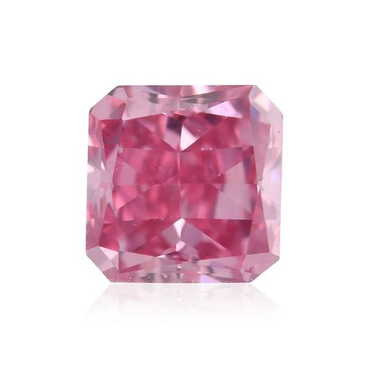 0,17 Karat Fancy Vivid Purplish Pink Radiant Diamant VVS1 GIA