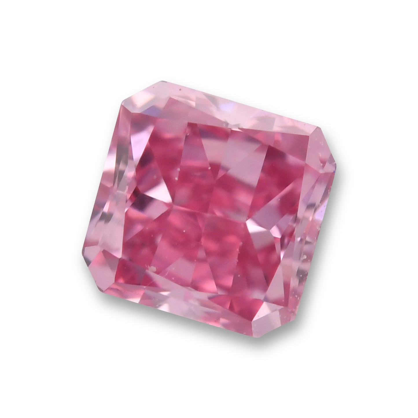 0,17 Karat Fancy Vivid Purplish Pink Radiant Diamant VVS1 GIA