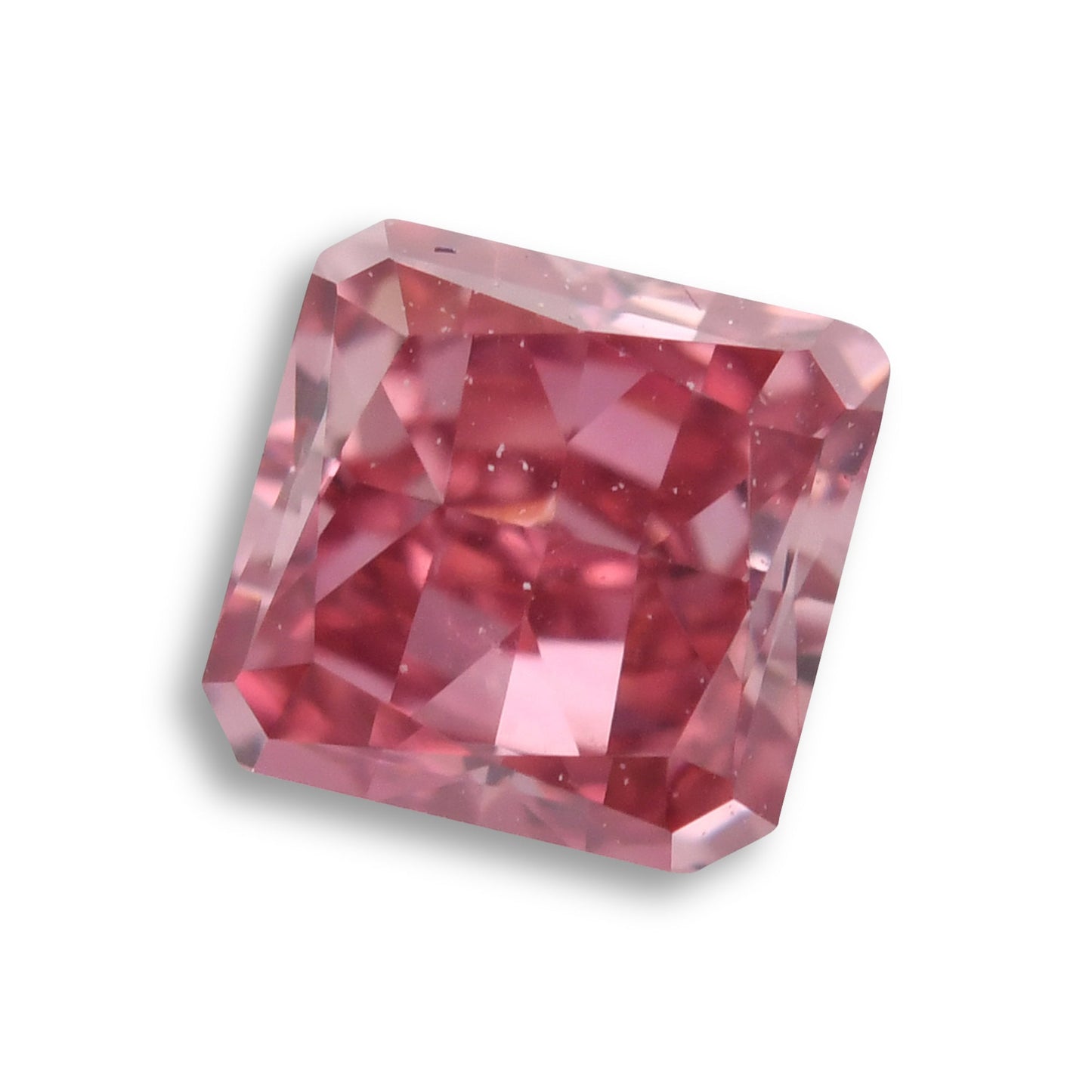 0,19 Karat Fancy Vivid Purplish Pink Radiant Argyle Diamant VS2 GIA und Argyle