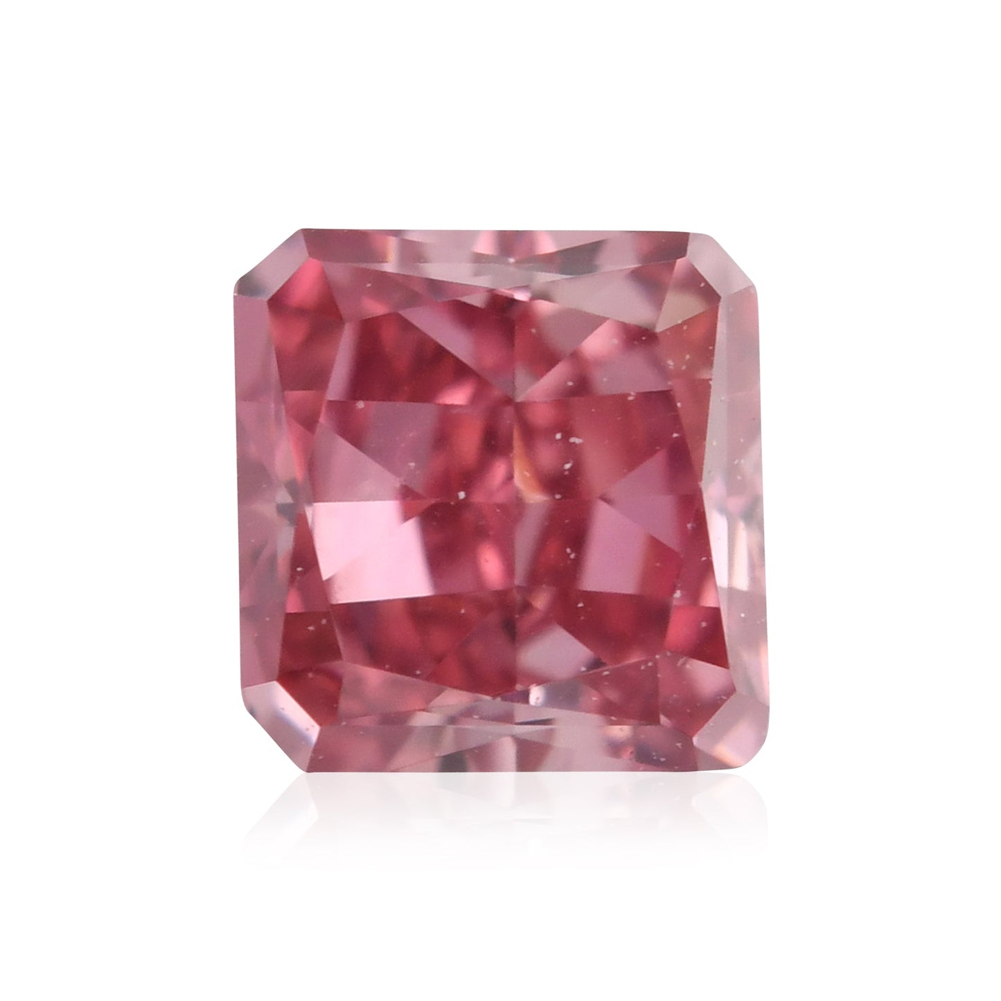 0,19 Karat Fancy Vivid Purplish Pink Radiant Argyle Diamant VS2 GIA und Argyle