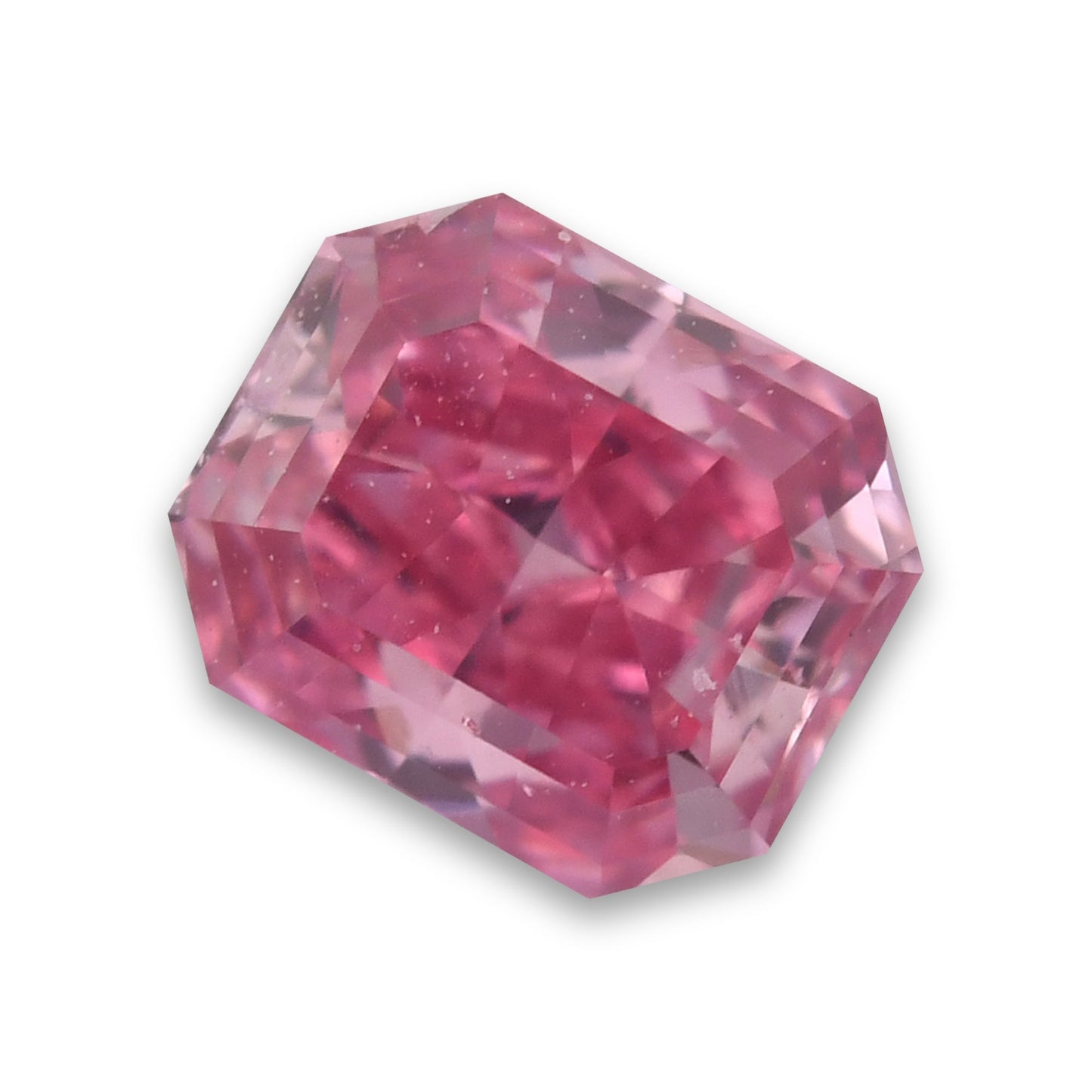 0.24 Carat Fancy Vivid Purplish Pink Radiant Argyle Diamond VS2 GIA