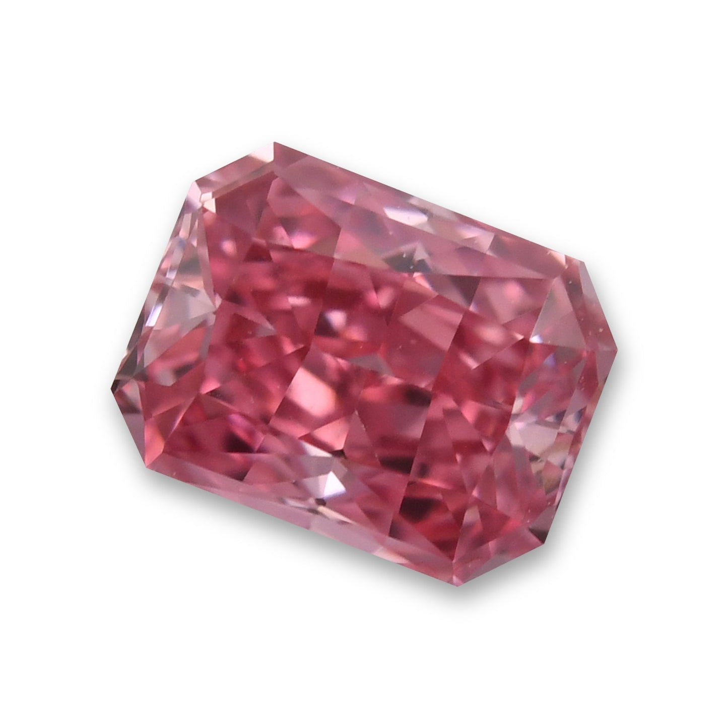 0,27 Karat Fancy Vivid Pink Radiant Diamant VS2 GIA und Argyle