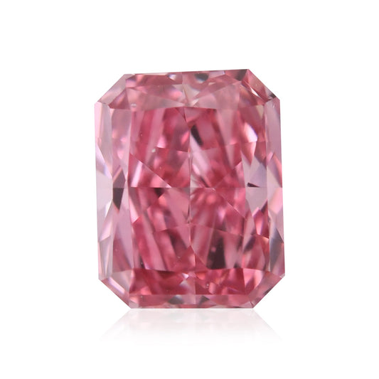 0,30 Karat Fancy Vivid Pink Radiant Diamant VS2 GIA und Argyle