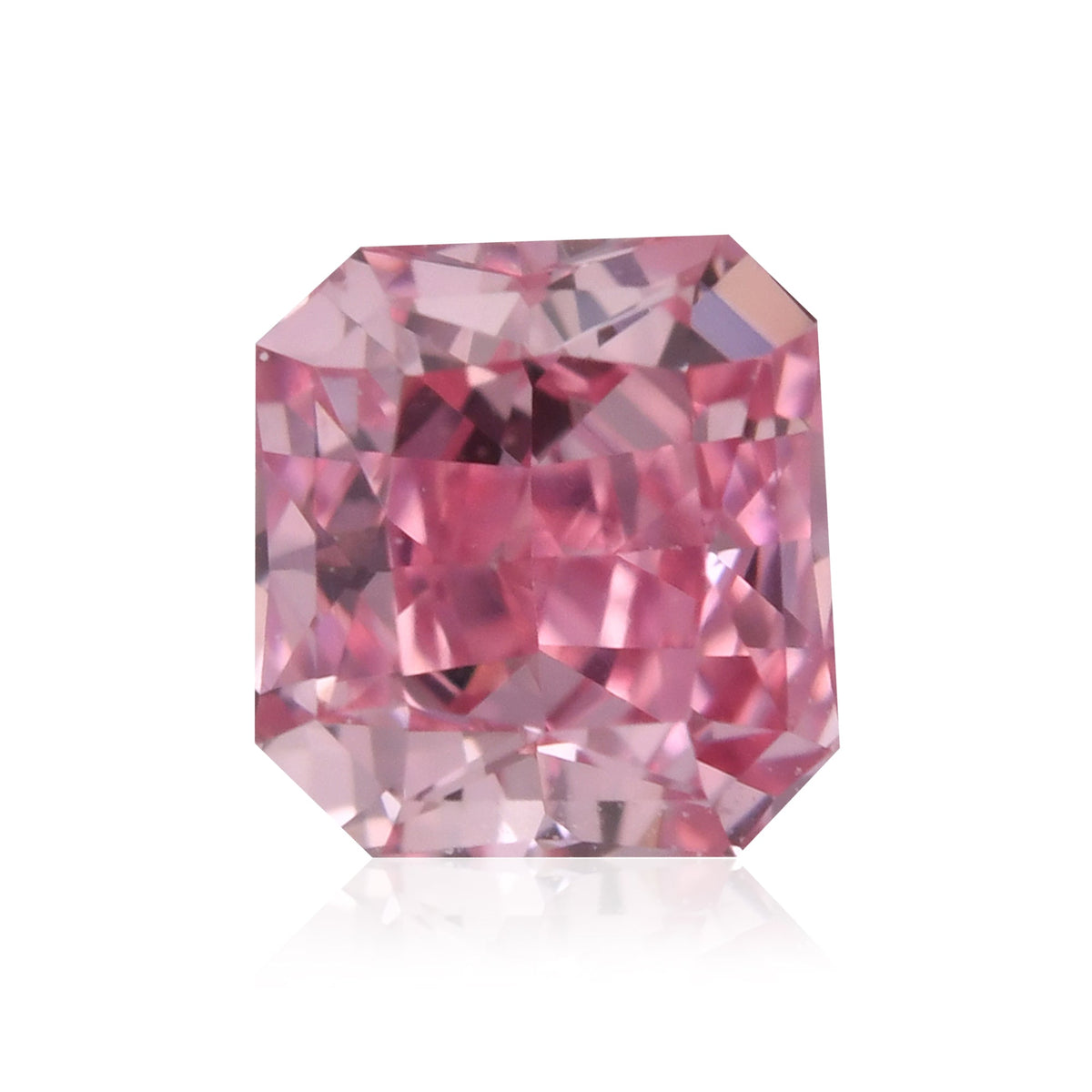 0,25 Karat Fancy Intense Purplish Pink Radiant Argyle Diamant SI1 GIA