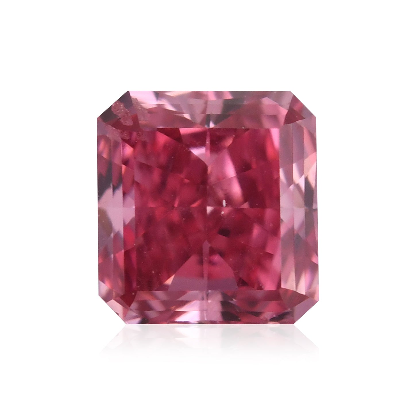 0.29 Carat Fancy Vivid Purplish Pink Radiant Argyle Diamond SI2 GIA