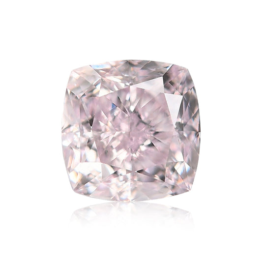 0.62 Carat Fancy Light Purplish Pink Cushion Diamond VS1 GIA