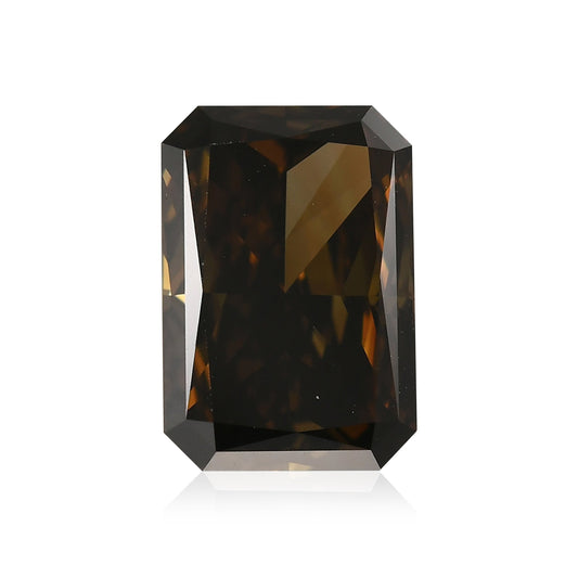 3,01 Karat Fancy Dark Brown Radiant VS1 GIA