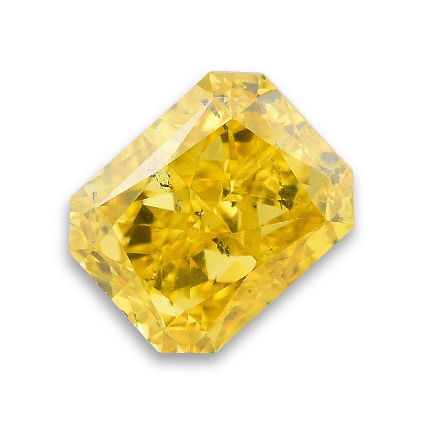 0,50 Karat Fancy Vivid Orange Yellow Radiant (SI2) GIA