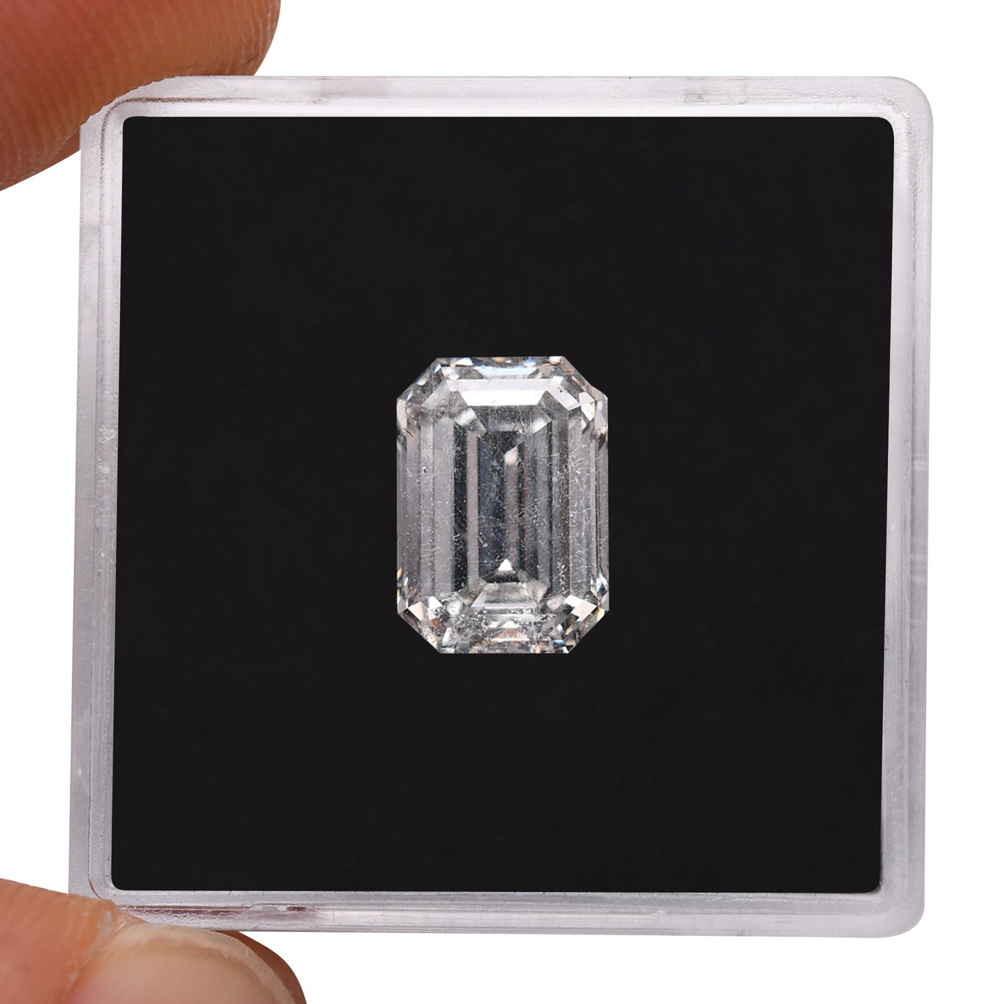 3,02 Karat I Smaragd-Diamant SI2 GIA