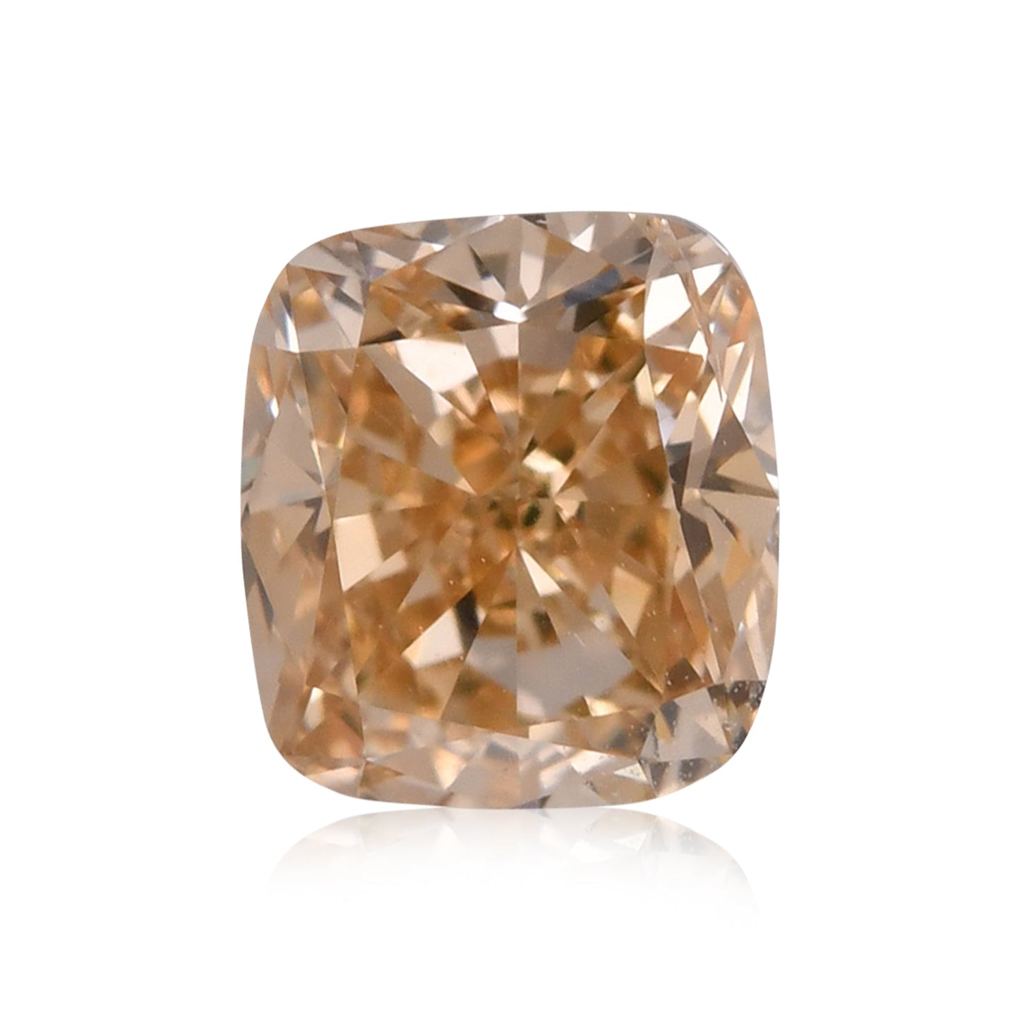 1,01 Karat Fancy Brown Yellow Cushion Diamond I1 GIA