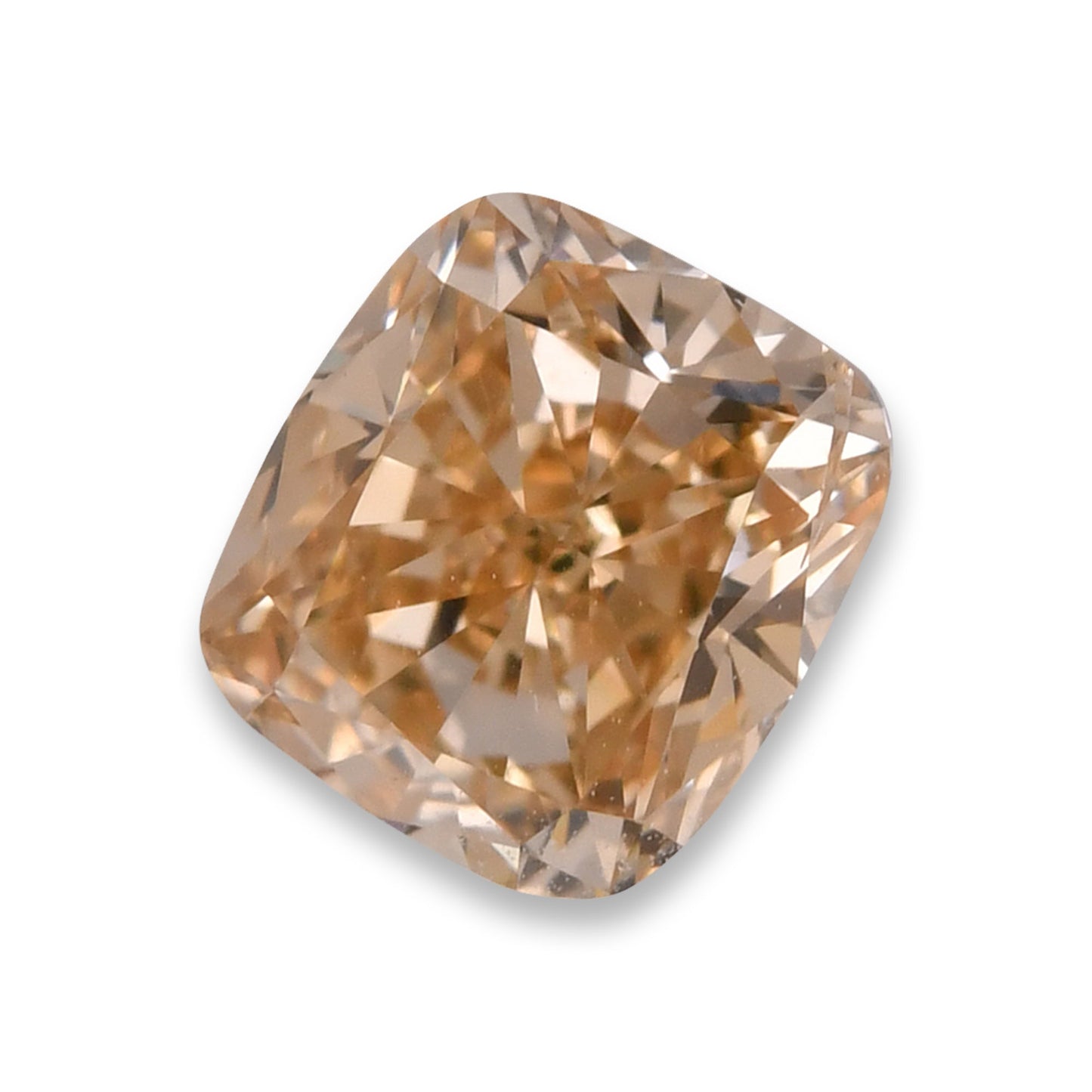 1,01 Karat Fancy Brown Yellow Cushion Diamond I1 GIA