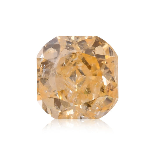 1,02 Karat Fancy Yellow Orange Cushion Diamond (SI2) GIA