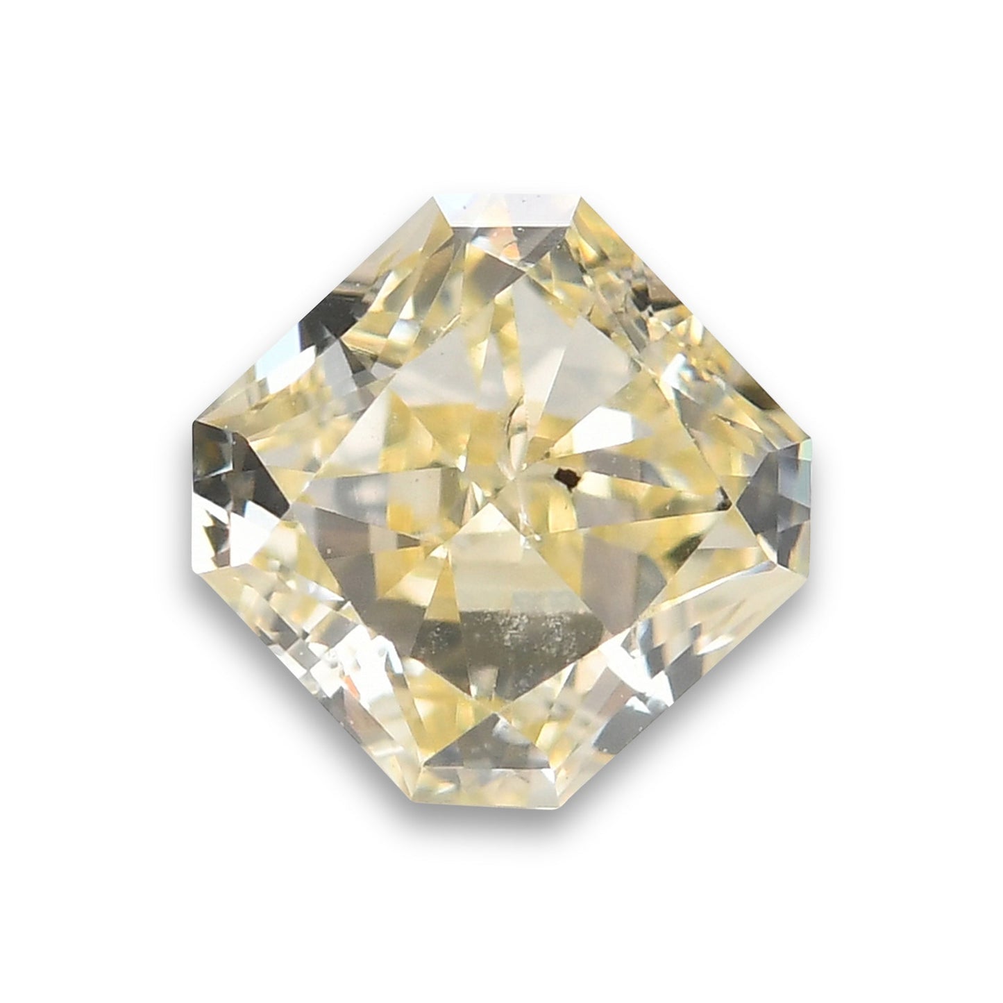 0,60 Karat Fancy Yellow Asscher Diamant (SI2)