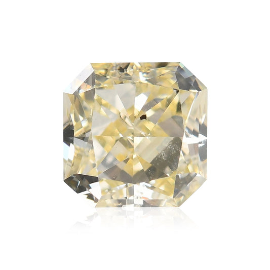 0.60 Carat Fancy Yellow Asscher Diamond (SI2)