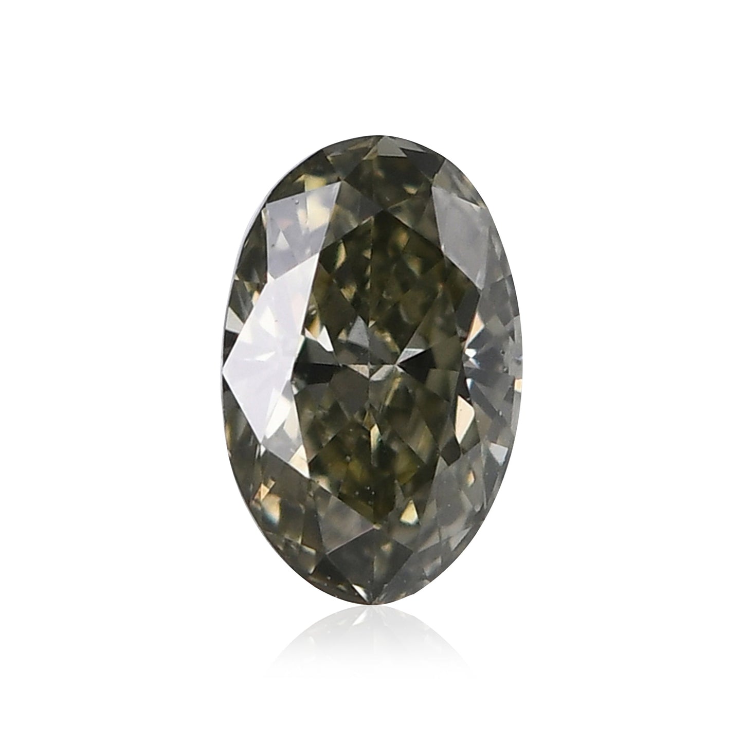 0,16 Karat Chamäleon-Oval-Diamant, GIA