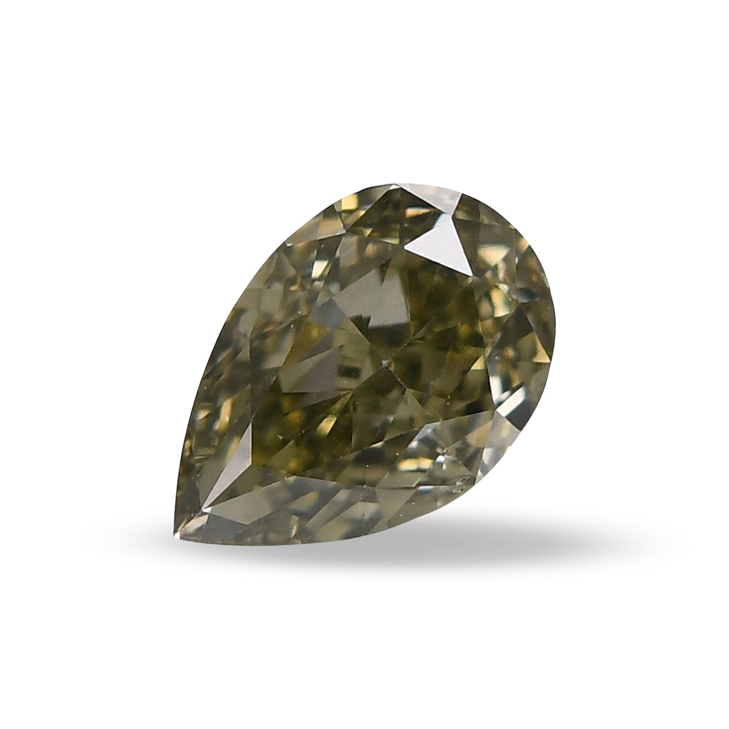 0,22 Karat Chamäleon-Birnen-Diamant (VS) GIA