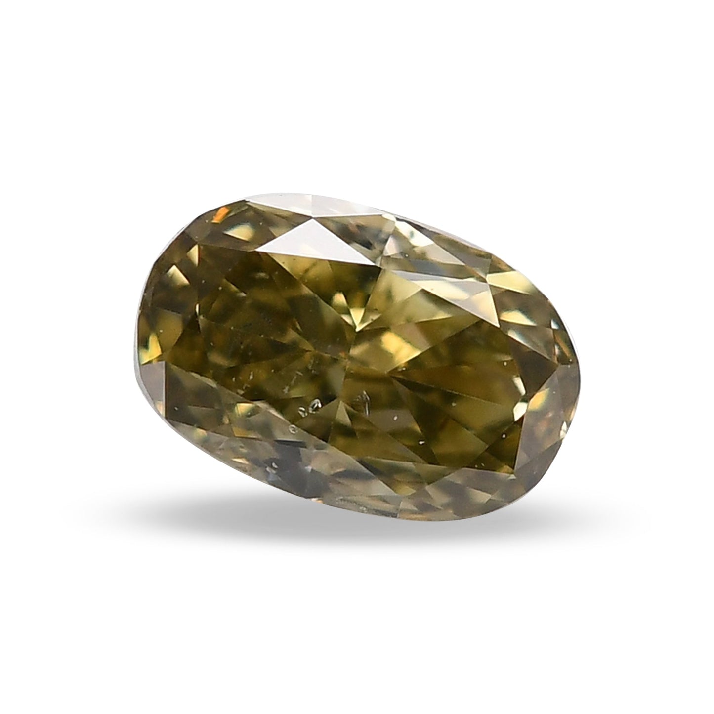 0,26 Karat Chamäleon-Oval-Diamant, GIA