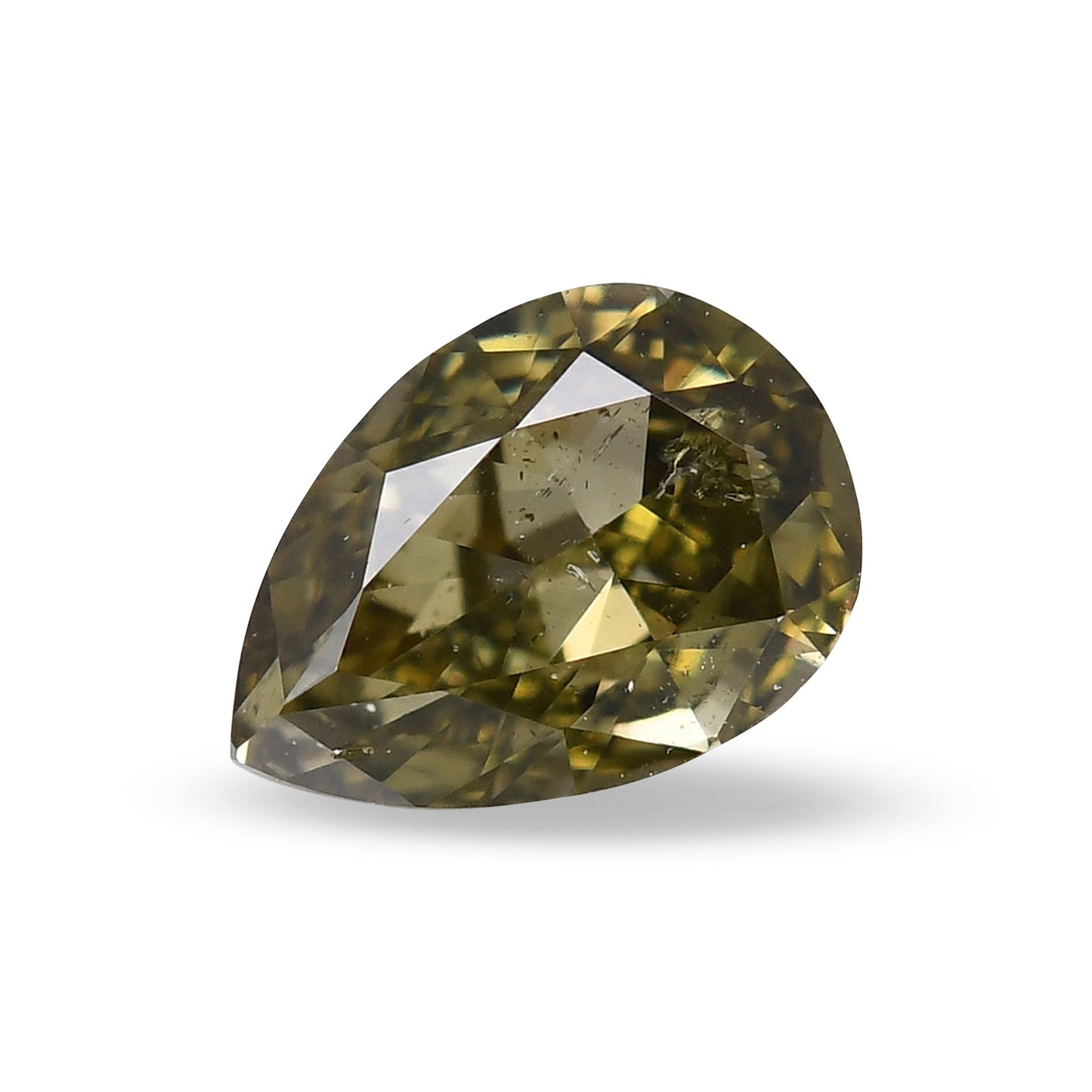 0,32 Karat Chamäleon-Birnen-Diamant, GIA