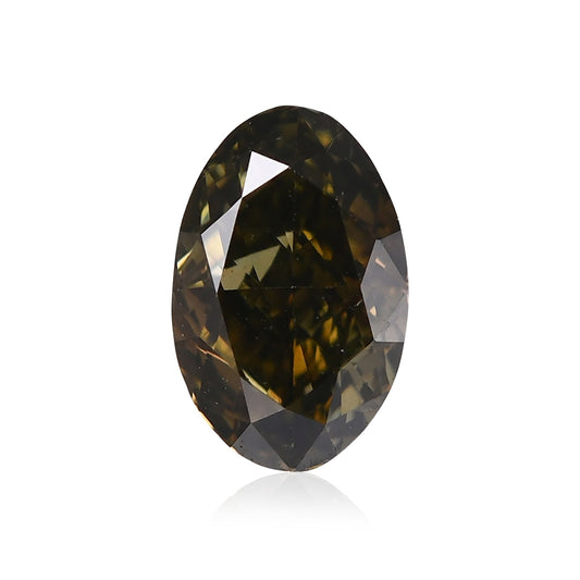 0,41 Karat Chamäleon-Oval-Diamant SI1 GIA