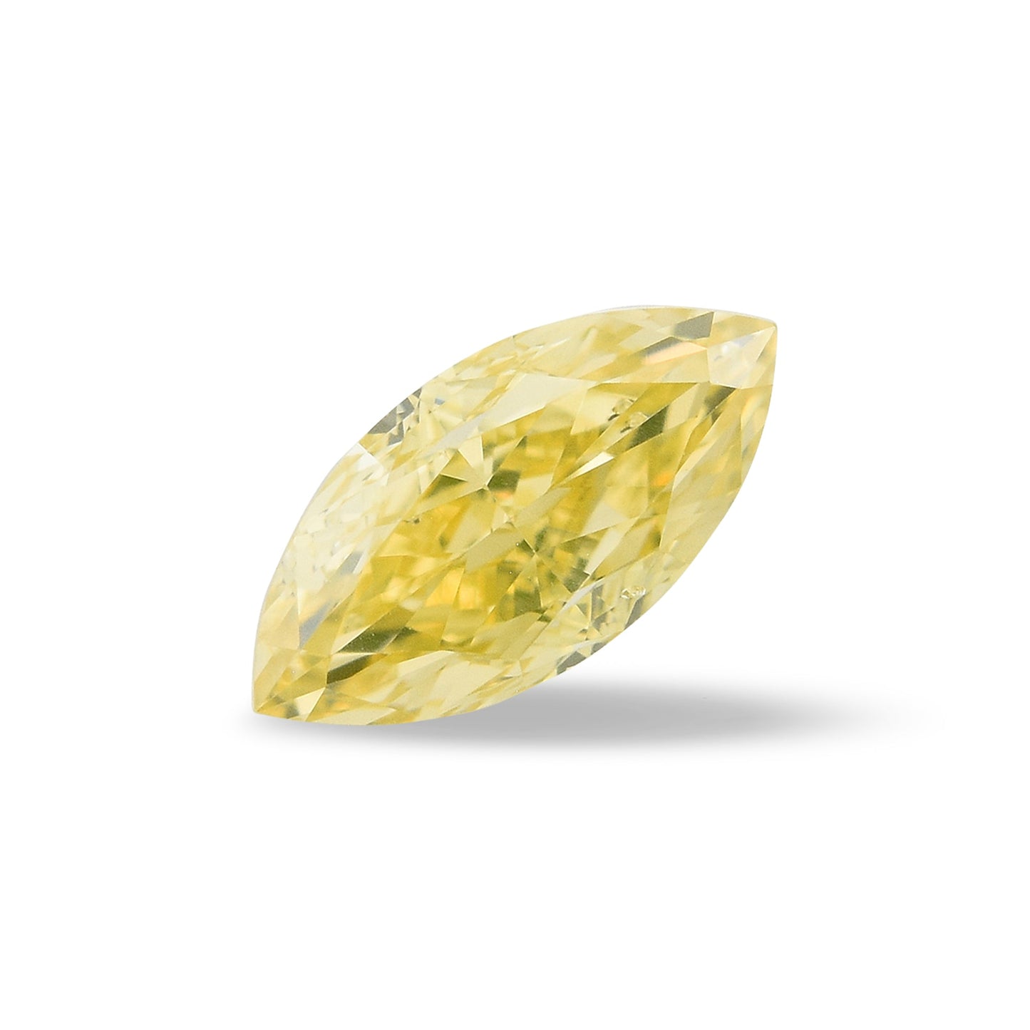 0,50 Karat Fancy Yellow Marquise Diamant SI1 GIA