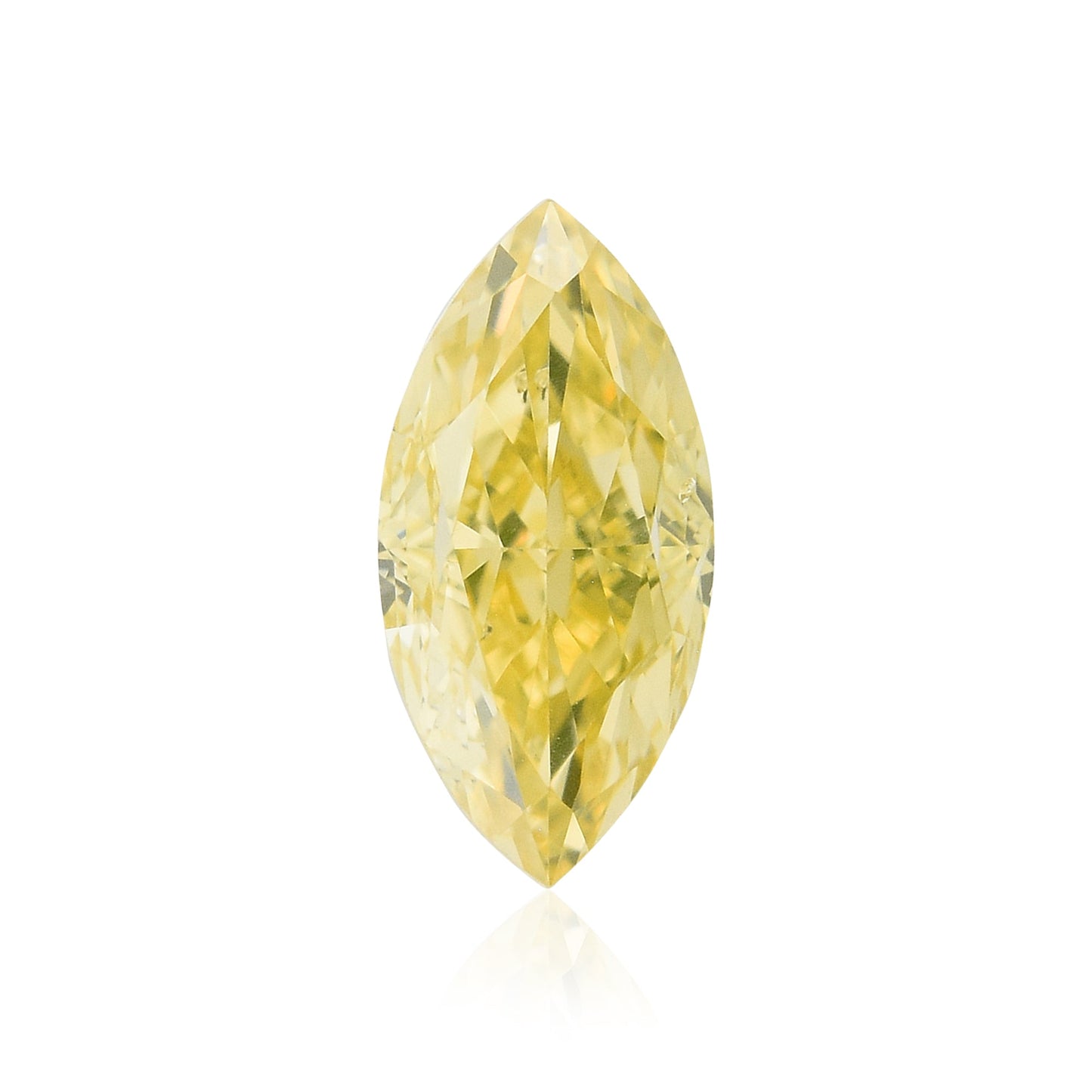 0,50 Karat Fancy Yellow Marquise Diamant SI1 GIA