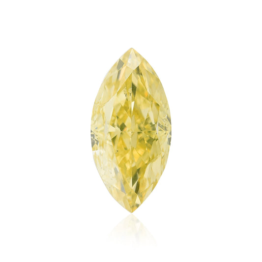 0,50 Karat Fancy Yellow Marquise Diamant SI1 GIA