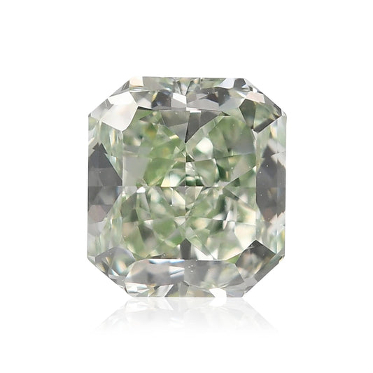 0,50 Karat Fancy Intense Green Radiant Diamant VS1 GIA