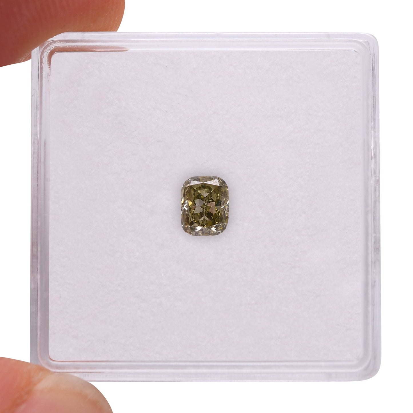 0,44 Karat Chamäleon-Kissen-Diamant SI2 GIA