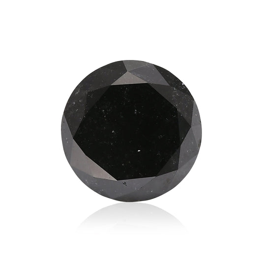 1,98 Karat Fancy Black Brillant-Diamant, GIA-zertifiziert